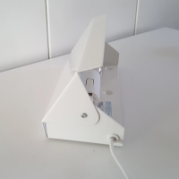 Wit bedlampje zonder sleufjes